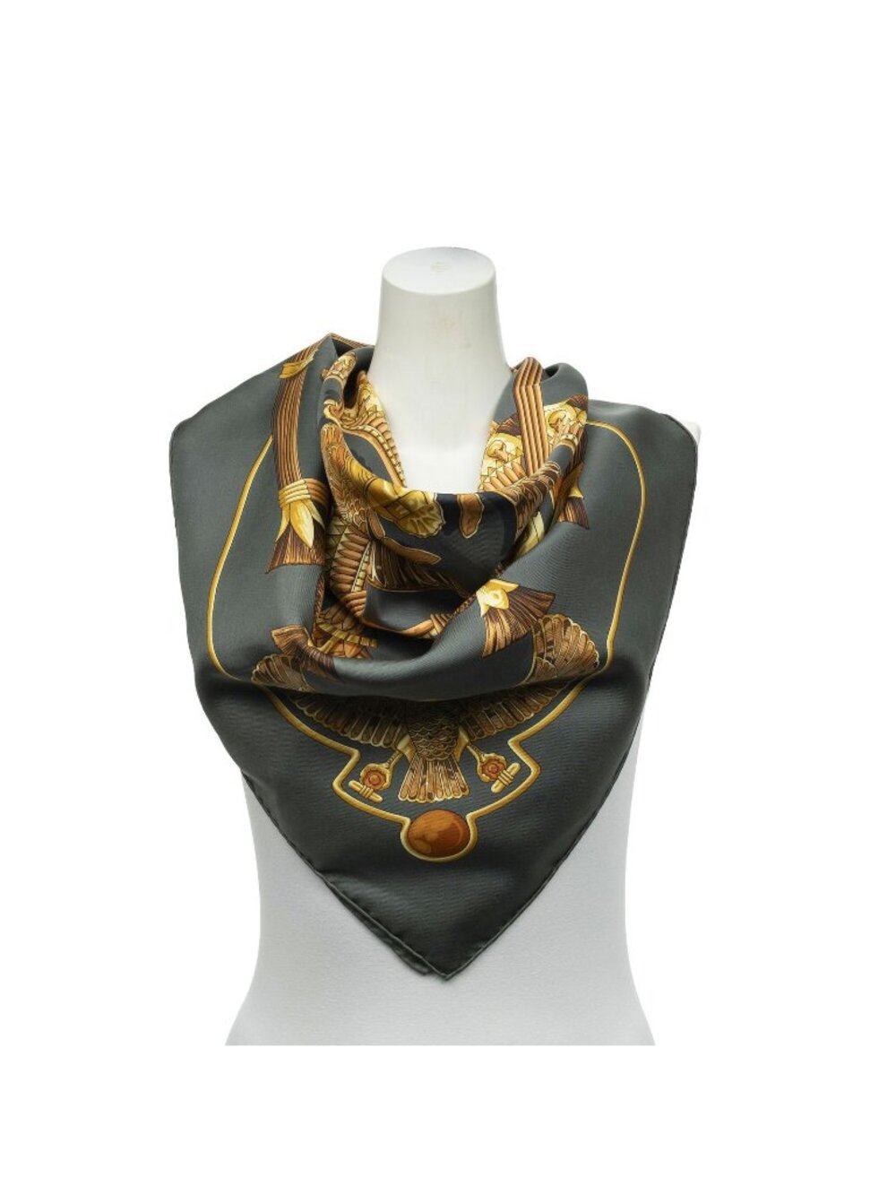 Hermes Scarf Dark Green